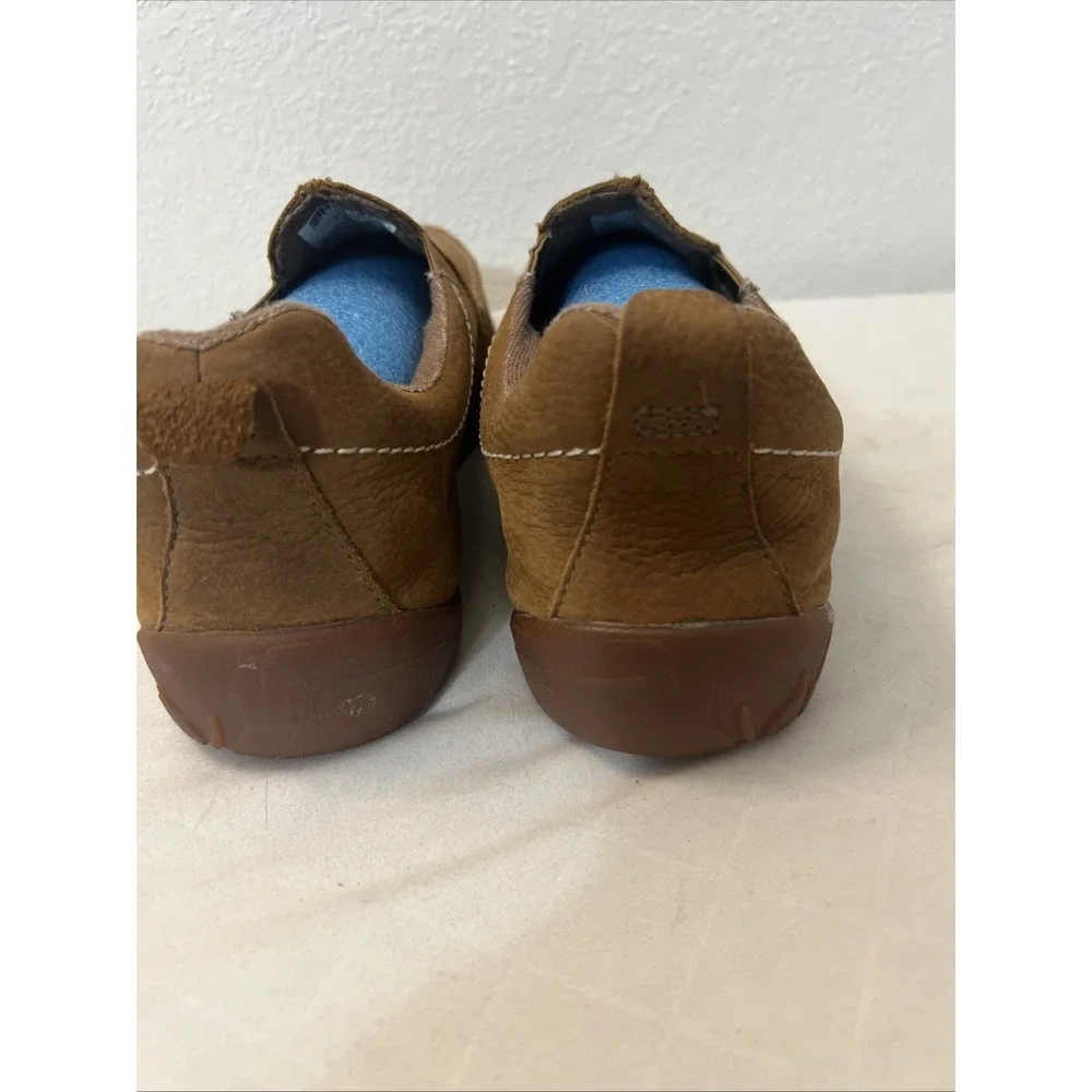 Georgia Boot Cedar Falls Moc-Toe Slip On Size‎ 10.5W Wide Mens G050 Tan Leather